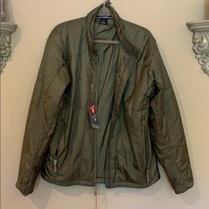 Banded brand full zip primaloft insulated jacket